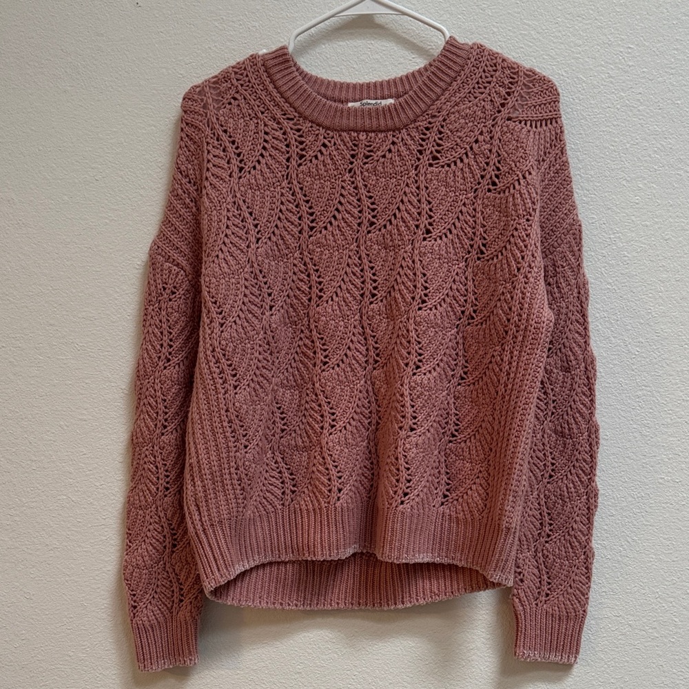 Splendid Pink Sweater
